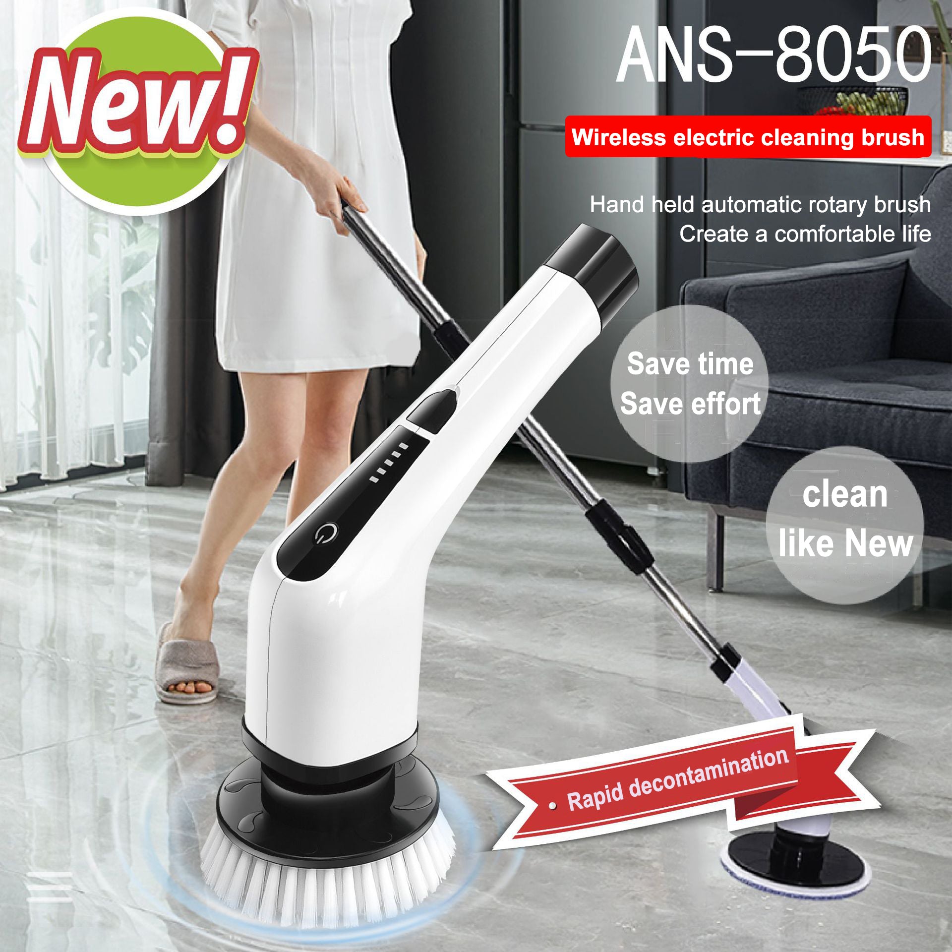 Multifunctional Electric Cleaning Brush