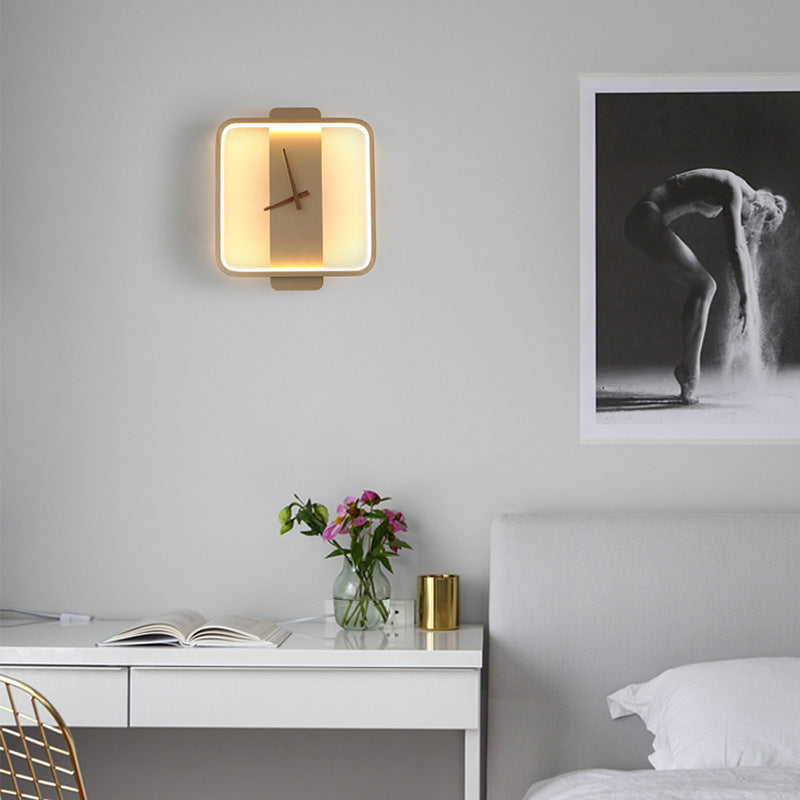 Bedside Lamp Clock Modeling Lamp